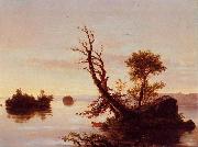 Thomas Cole American Lake Scene oil painting reproduction
